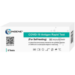 Clungene (Nasal) Covid-19 Rapid Antigen Test Kit - 5 Tests (1 Box) - 100299160