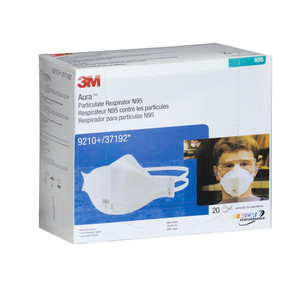 3M 9210+   Folding Particulate Respirator & Surgical Mask  (20pcs/box)