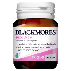 Blackmores For Women Folate 500mcg 90 Tablets