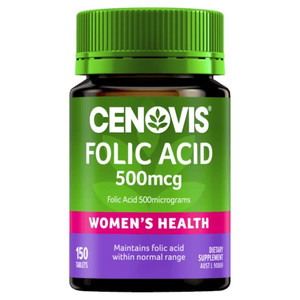 Cenovis Folic Acid 500mcg Tablets 150