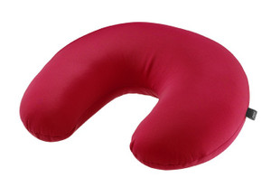 Lewis N. Clark Microbead Air Travel Neck Pillow Neck Support Flight - Red