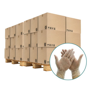 Disposable Vinyl Examination Gloves - 800 x Boxes of 100 (1 Pallet)