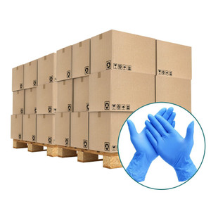 Disposable Nitrile Examination Gloves - 800 x Boxes of 100 (1 Pallet)