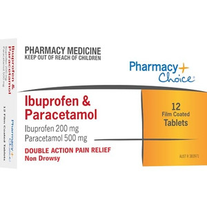 PC Ibuprofen & Paracetamol 12 Tablets