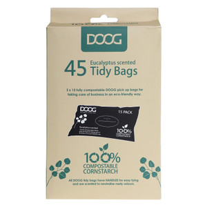 Doog Compostable Eucalyptus Dog Poop Bags 45 Pack