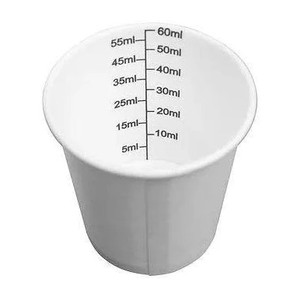 Recyclable Paper Medicine Cup 60mL - 2000 pack