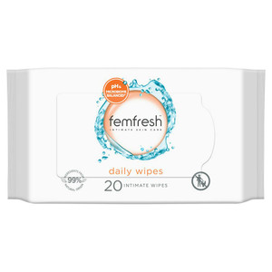 femfresh Daily Intimate Wipes 20 Pack