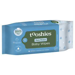 tooshies ECO Wipes Pure Water Baby Wipes 70 Pack