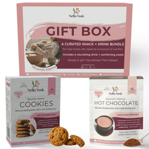 Nourish Mama Postpartum Gift Box Cookies + Hot Chocolate - 100556624