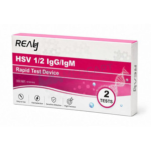 REALY® HSV 1/2 IgG/IgM Rapid Test Device – 2 Pack