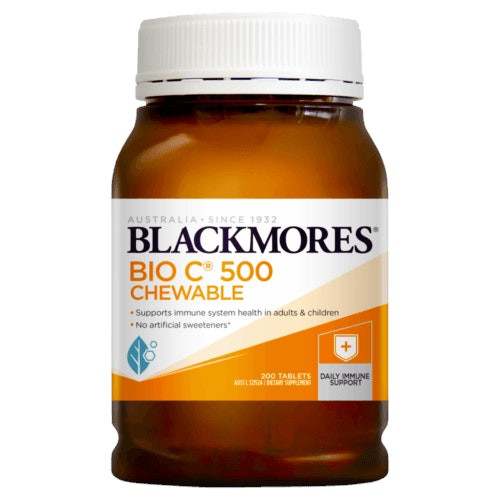 Blackmores Bio C 500MG Chew Tabs 200