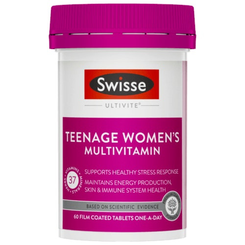 Swisse Teenage Womens Ultivite 60 Tablets