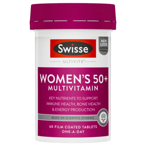 Swisse Women's Ultivite 50+ Multivitamin 60 Tablets