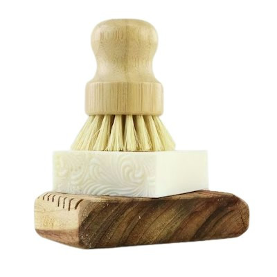 Dish Washing Soap, Brush & Holder Set