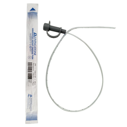 Livingstone Infant Feeding Tube 5FGDiameter: 1.66mm 40cm Graduated Sterile Nasogastric NGT Each