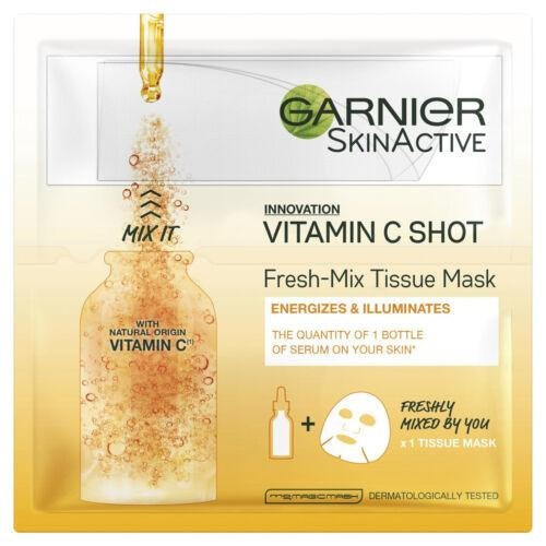 Garnier Skin Active Vitamin-C Shot Fresh-Mix Tissue Mask - 100306725