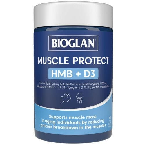 Bioglan Muscle Protect HMB + D3 60 Tablets - 100354942