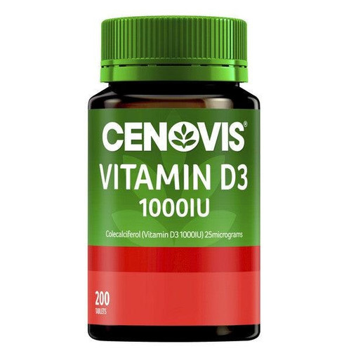 Cenovis Vitamin D3 1000IU 200 Tablets - 100352901