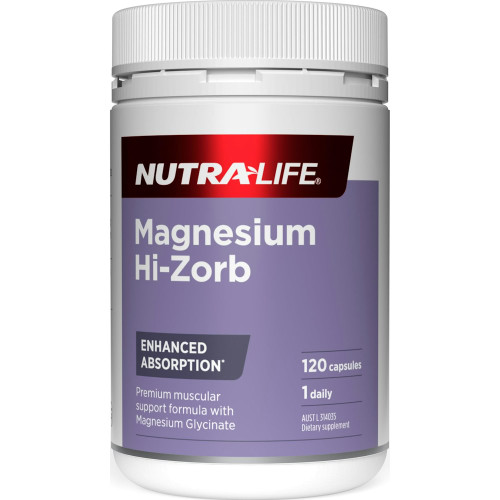 Nutralife Magnesium Hi-Zorb 120 Capsules - 100356982
