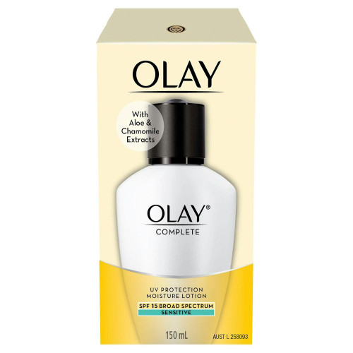Olay Complete UV Protection Cream SPF 15 Lotion Sensitive Skin 150ml