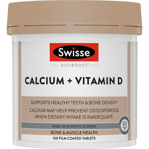 Swisse Ultiboost Calcium + Vitamin D Tablet 150