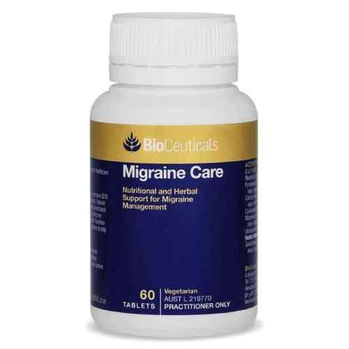 BioCeuticals Migraine Care 60 Tablets -> Reduce severity of migraine headaches