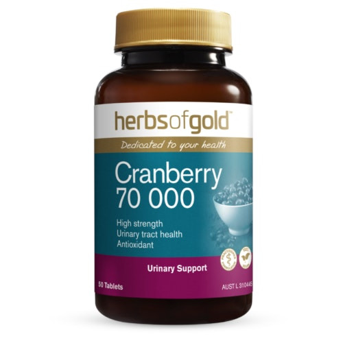 Herbs Of Gold Cranberry 70 000 Tablet 50