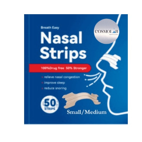 Lot of 3| COSMOLAB Nasal Strips 50Pcs S/M Tan=150