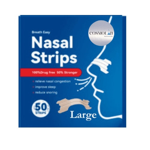 Lot of 3| COSMOLAB Nasal Strips 50Pcs Large Tan=150