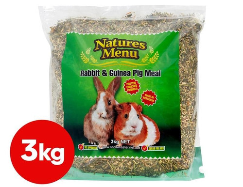 Natures Menu Rabbit & Guinea Pig Meal 3kg