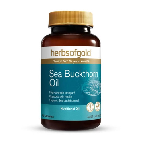 Herbs Of Gold Sea Buckthorn Oil Vitamins & Supplements 60 Capsules