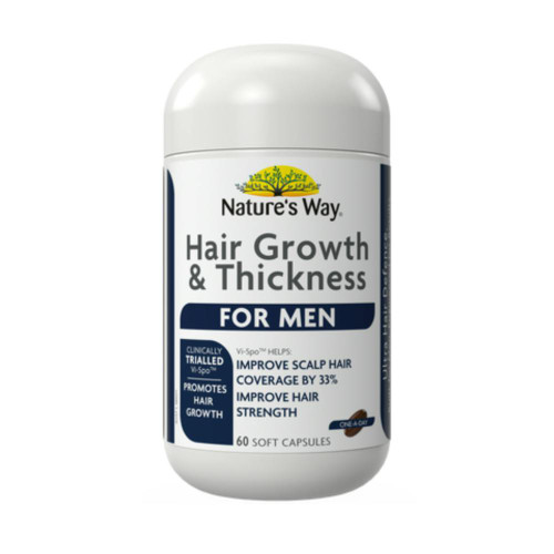 Nature's Way Hair Growth and Thickness 60 Capsules For Men
