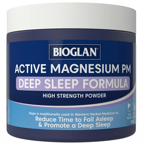Bioglan Active Magnesium PM Deep Sleep Formula 240g