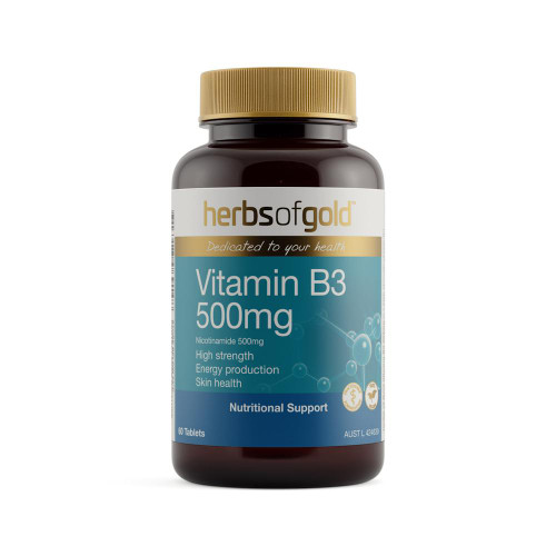 Herbs of Gold VITAMIN B3 500MG 60 Tables