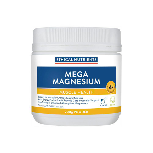 Ethical Nutrients Mega Magnesium Citrus 200g Powder