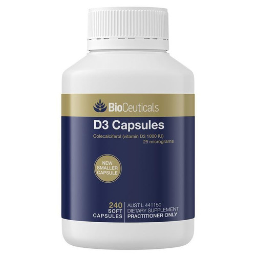 Bioceuticals D3 240 Capsules NEW