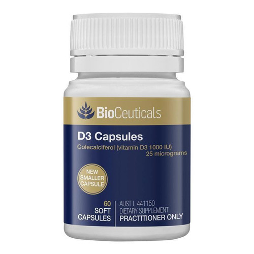 Bioceuticals D3 60 Capsules NEW