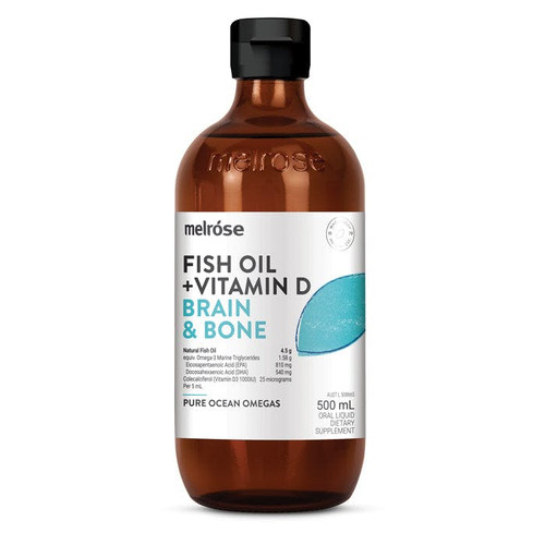Melrose Fish Oil + Vitamin D Joint & Bone 500mL