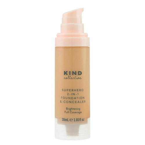 Kind Collective Superhero 2-In-1 Foundation & Concealer With Vitamin C Medium Tan