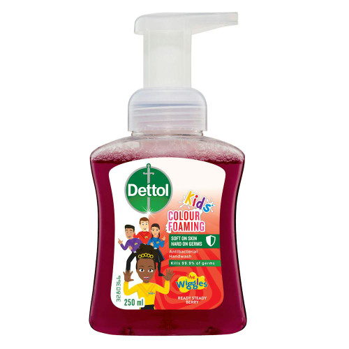Dettol Kids Colour Foaming Hand Wash Berry 250ML - 100491138