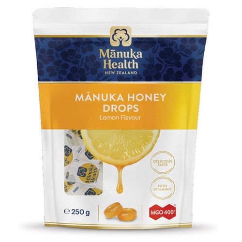 Manuka Health MGO 400 Manuka Honey Drops with Lemon 250g