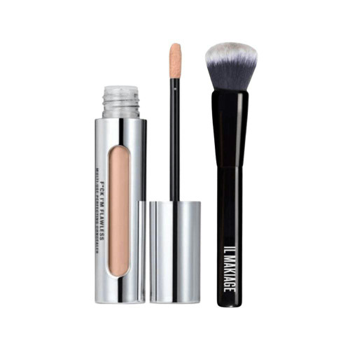 IL MAKIAGE Flawless Blend Set Concealer Shade 2.5 & Foundation Blending Brush #100
