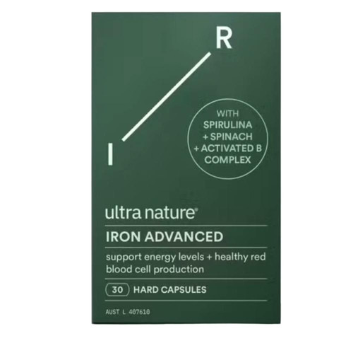 Ultra Nature Iron Advanced 30 Hard Capsules
