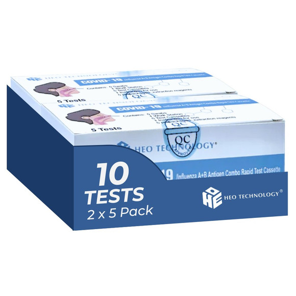 HEO Technology 3-in-1 Antigen Pack - 10 Tests