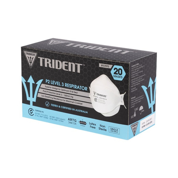 Trident P2 Level 3 Surgical Respirator - 20 Pack