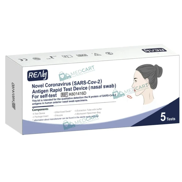 REALY COVID-19 Antigen Tests — 5 tests