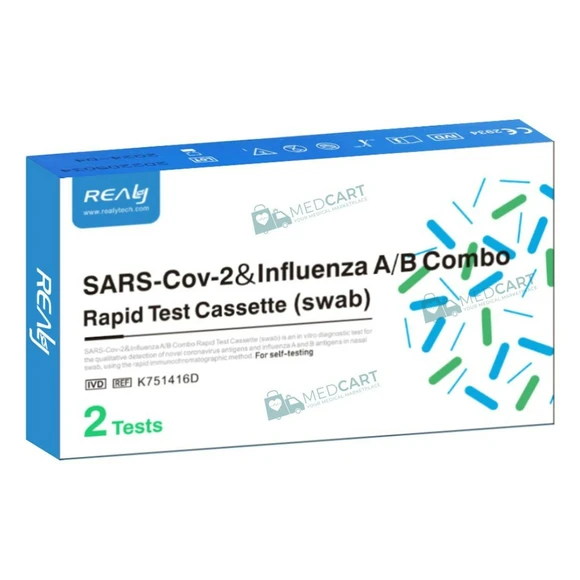 REALY COVID-19 + Influenza A/B (3-in-1) — 2 tests
