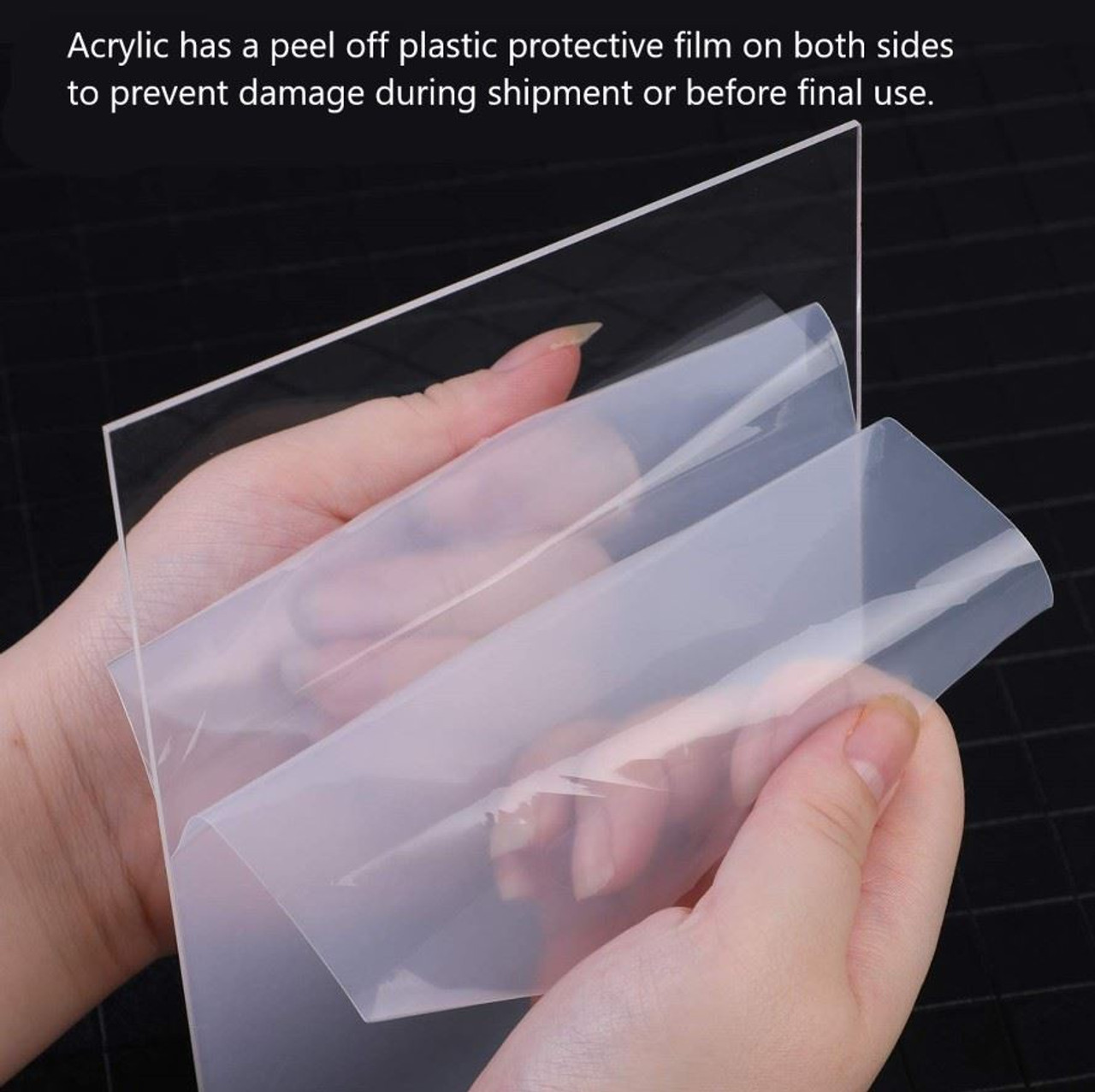 Clear Acrylic Perspex Sheet Custom Cut Your Sizes Thickness 1mm