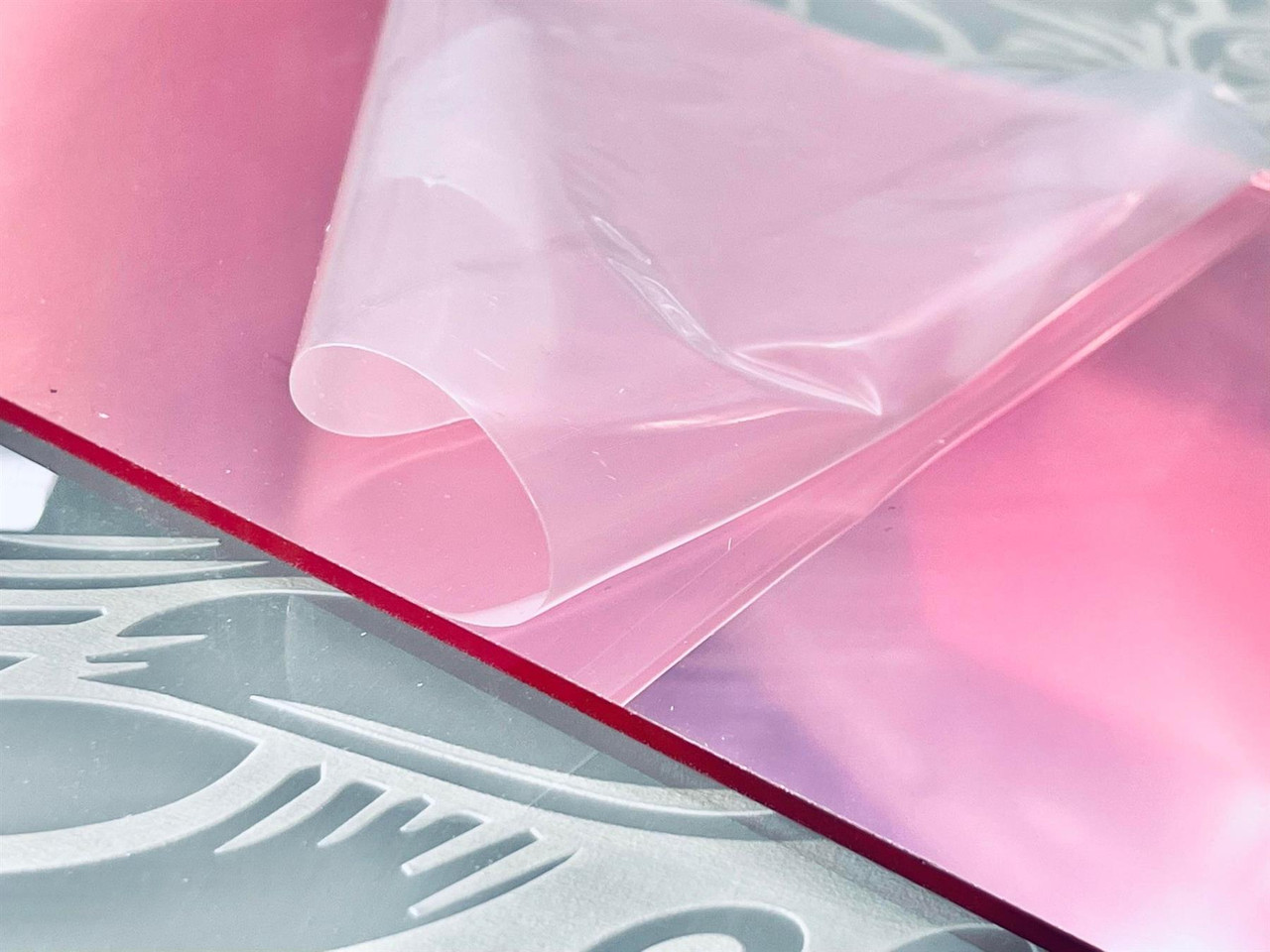1/8 (3mm) Pink Mirror Acrylic Plexiglass Plastic Sheet 12 x 12 – AZM  Displays