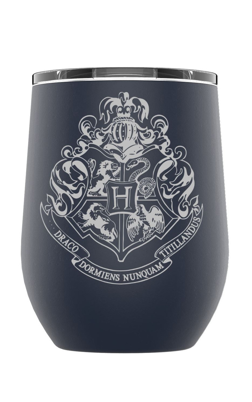 Laser Engraved Hogwarts House Crest Stainless Steel Powder Coated